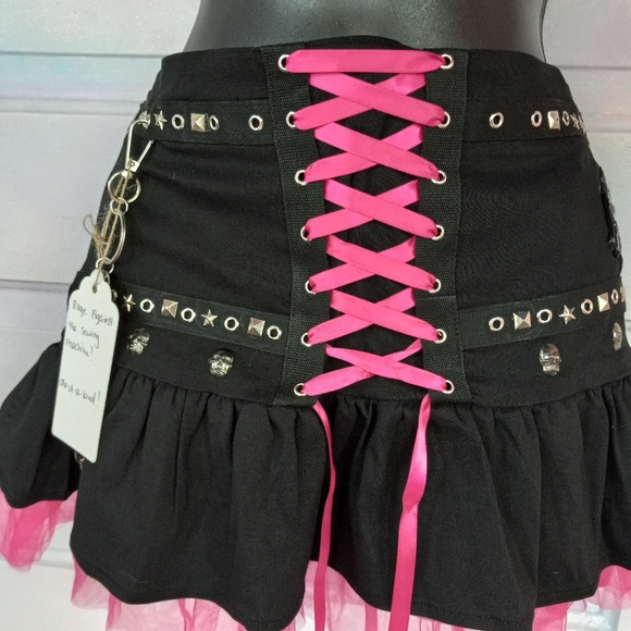 Skelanimal unicorn Custom Rage festival skirt! OOAK fairy grunge! Only 1 on 🌎 - Picture 9 of 15